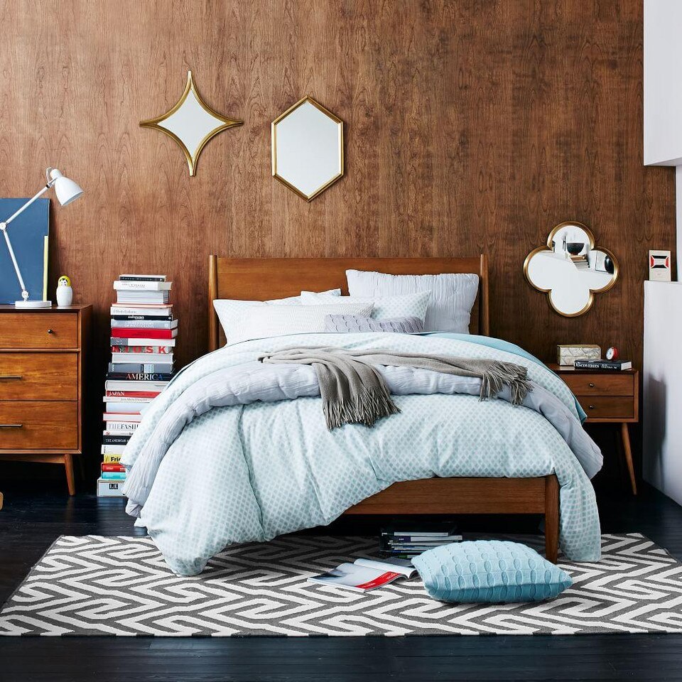 Mid-Century Bed - Acorn | west elm United Kingdom